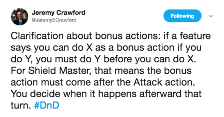 Crawford Tweet on Shield Master