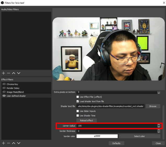 How to Easily Add Rounded Corners to Your OBS Camera View