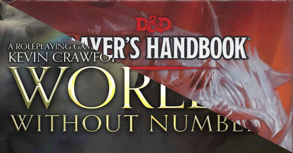 System Split: Worlds Without Number and D&D Fifth Edition
