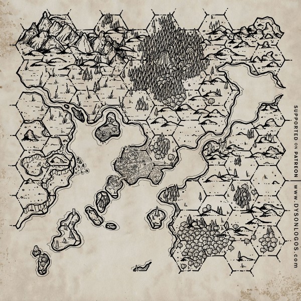 The Midsummer Lands – Hex Map 6